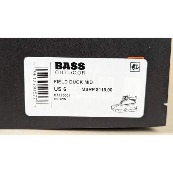 GH Bass Outdoor Field Duck Mid Boots Womens 6 Waterproof Hike Shoes $119 NWB - Picture 14 of 14